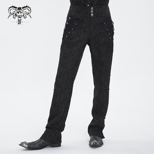 Pantaloni devil moda - pantaloni, nero