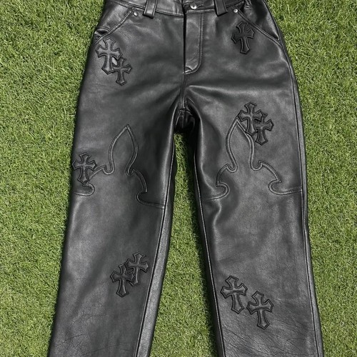 Pantalone uomo pelle - , nero