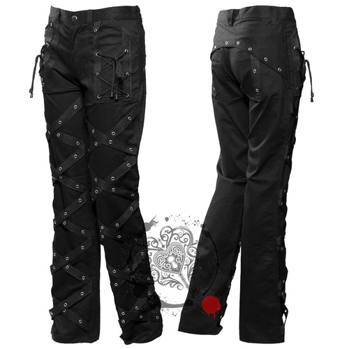 Pantalone unisex gotico nero