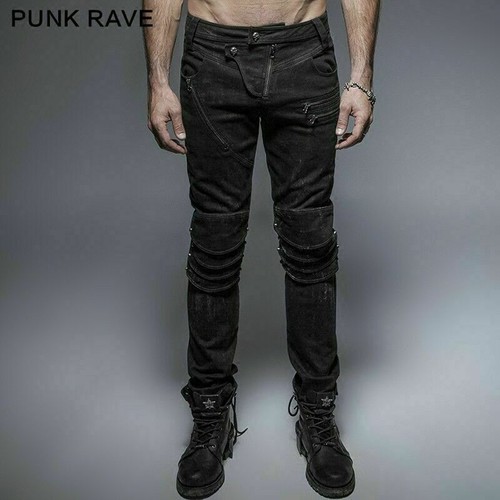 Pantaloni lunghi punk rave - pantaloni,