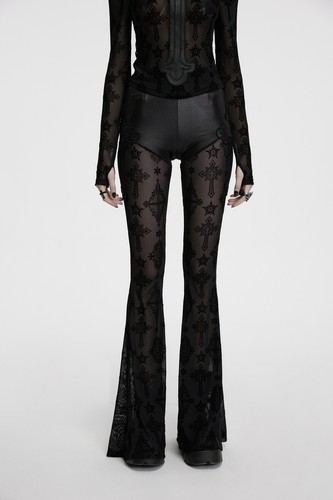 Pantalone lungo svasato - , punk