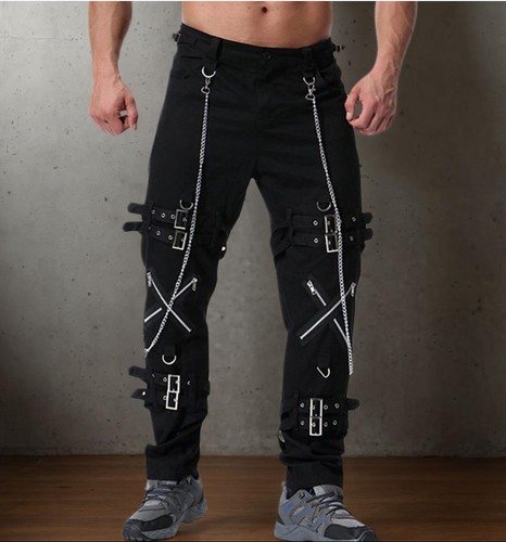 Pantalone uomo nero cotone
