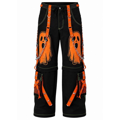 Pantaloni cargo uomo gotici