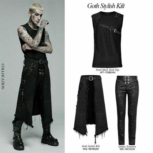 Pantaloni uomo punk rave - pantaloni,