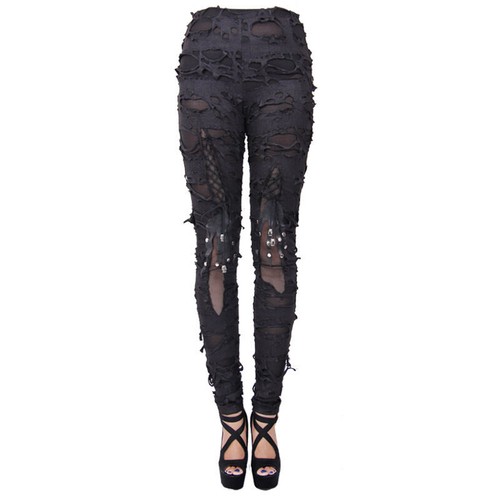 Leggings donna steampunk neri
