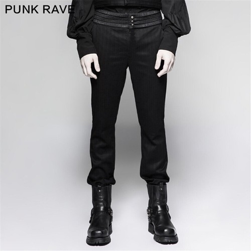 Pantalone uomo vita alta punk