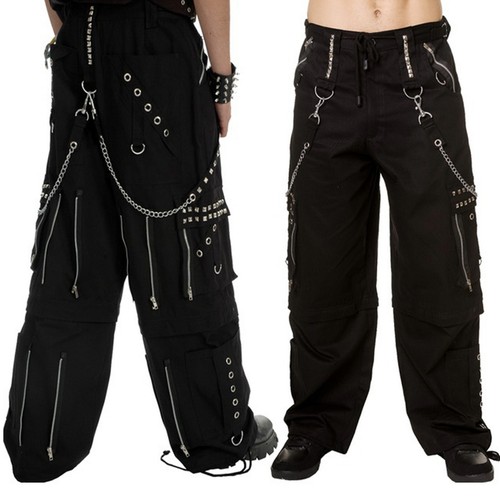 Pantaloni gotici borchie uomo