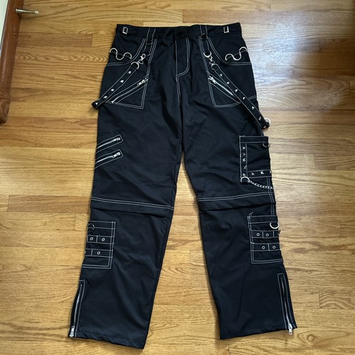 Aowofs pantalone uomo nero - pantalone,