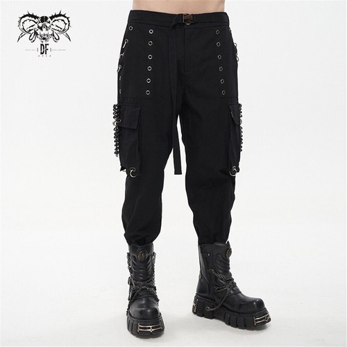 Pantalone denim moto uomo moda