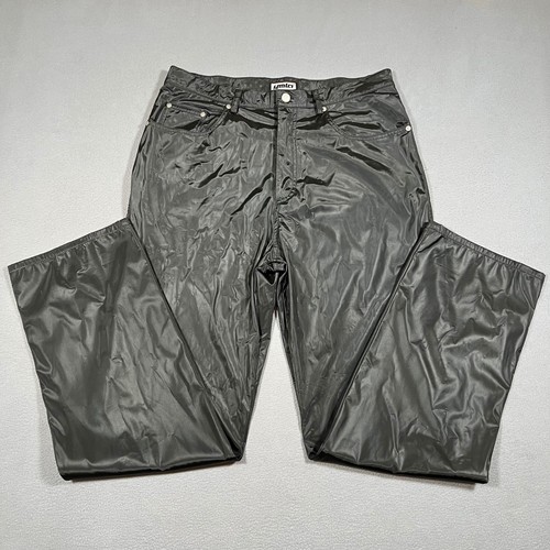 Ymla pantalone ecopelle nero - ymla,