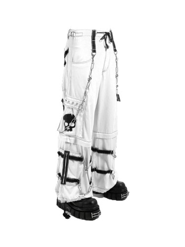 Pantalone bianco baggy gothic - pantalone,