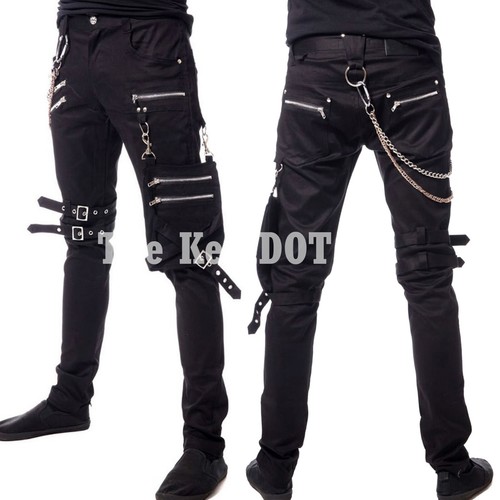 Pantalone uomo gotico aderente